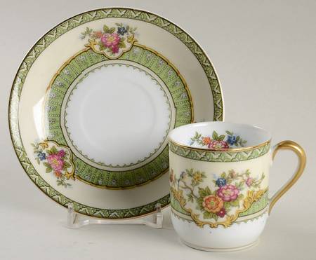 Aeolian Flat Demitasse Cup & Saucer Set