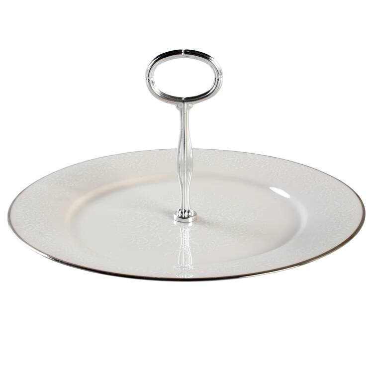 Affection Round Serving Plate with Handle (DP)