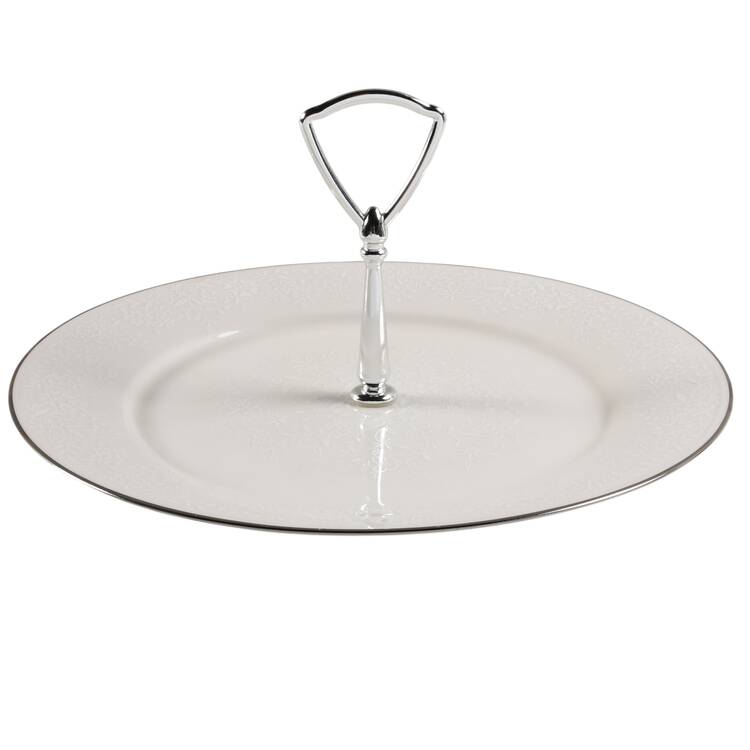 Affection Round Serving Plate with Handle (DP) by Noritake
