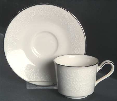 Affection Flat Demitasse Cup & Saucer Set by Noritake