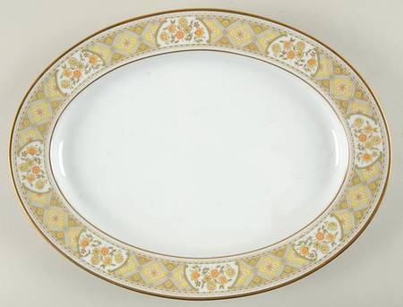 Aida 13" Oval Serving Platter
