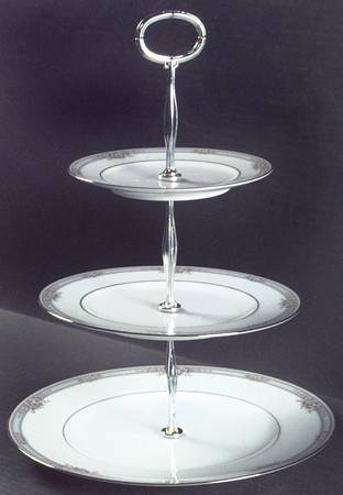 Ainsworth 13 7/8"-14 1/4" 3-Tiered Serving Tray(DP,SP,BB) HC
