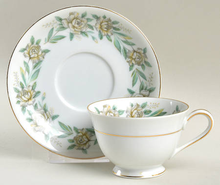 Alameda Footed Cup & Saucer Set