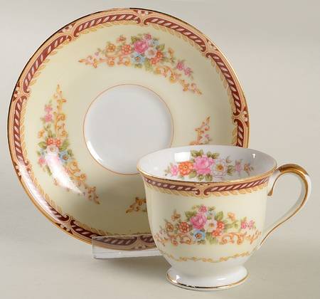 Alberta Footed Demitasse Cup & Saucer Set