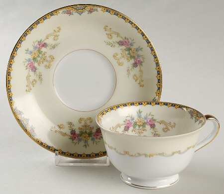 Alford Footed Cup & Saucer Set