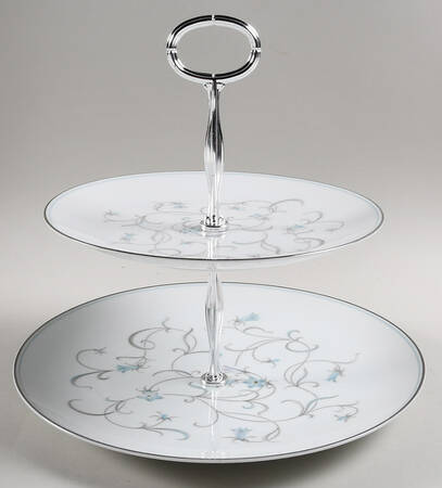 Alicia 6 5/8"-10"  2 Tiered Serving Tray (Dp, Sp) HC