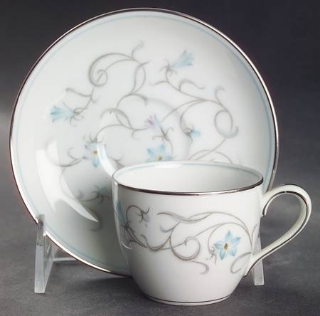 Alicia Flat Demitasse Cup & Saucer Set