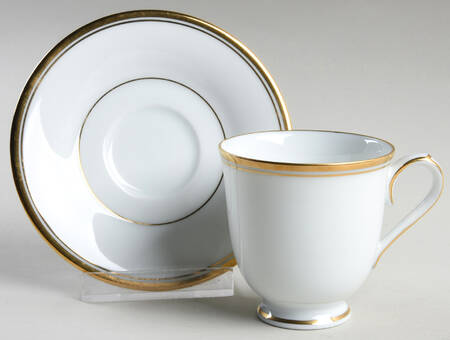 Allison Flat Demitasse Cup & Saucer Set