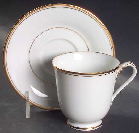 Allison Footed Cup & Saucer Set