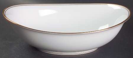Allison 10" Oval Vegetable Bowl