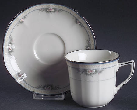 Allendale Flat Cup & Saucer Set