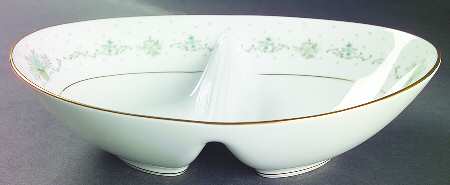 Allston 10" Oval Divided Vegetable Bowl