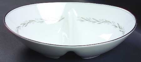Almont 10" Oval Divided Vegetable Bowl