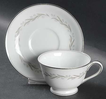 Almont Footed Cup & Saucer Set