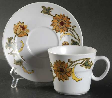 Aloha Flat Cup & Saucer Set