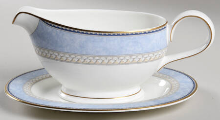 Alsatia Gravy Boat & Underplate (Relish/Butter) by Noritake