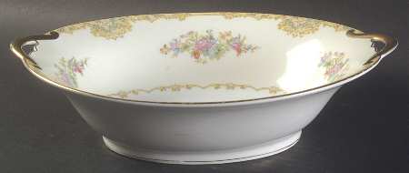 Alvin 10" Oval Vegetable Bowl