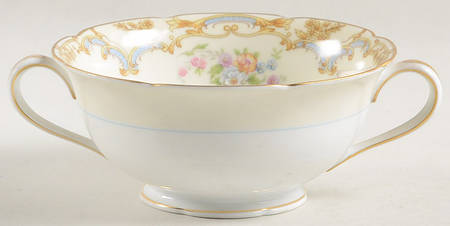 Alvadore Footed Cream Soup Bowl