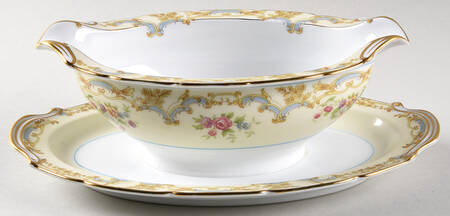 Alvadore Gravy Boat with Attached Underplate