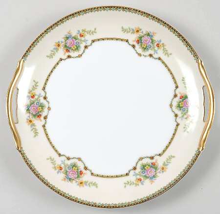 Amarillo Handled Cake Plate