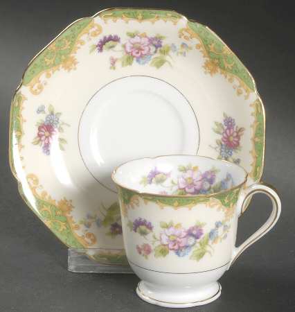 Amazon Footed Demitasse Cup & Saucer Set