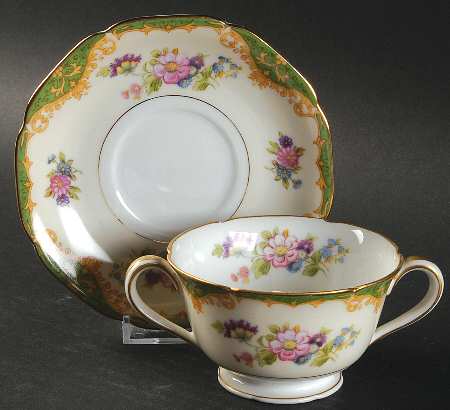 Amazon Bouillon Cup & Saucer