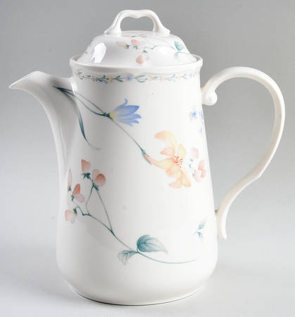 American Flowers Tea/Coffee Pot & Lid
