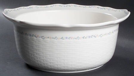 American Flowers 10" Round Vegetable/Souffle by Noritake