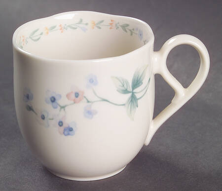 American Flowers Flat Demitasse Cup