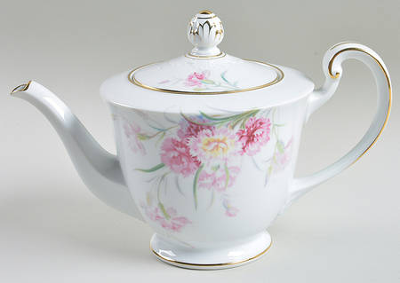 Amherst Gold Trim Teapot & Lid