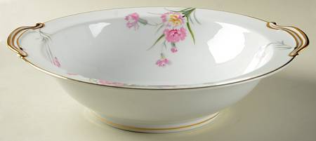 Amherst Gold Trim 10" Round Vegetable Bowl