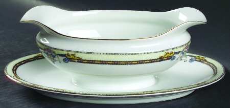 Amiston Gravy Boat with Attached Underplate