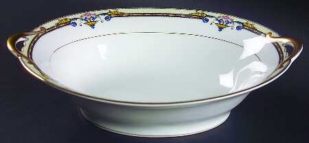 Amiston 10" Oval Vegetable Bowl