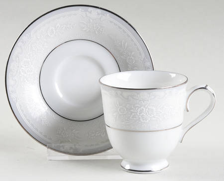 Anaheim Footed Demitasse Cup & Saucer Set