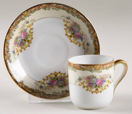 Andalia Flat Demitasse Cup & Saucer Set