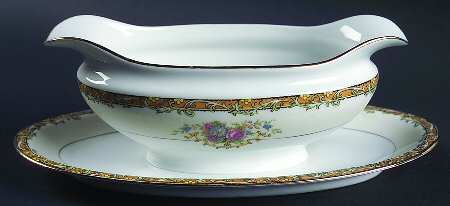 Andalia Gravy Boat with Attached Underplate