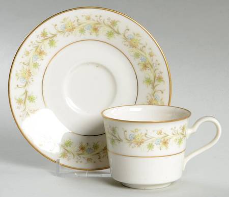 Andorra Flat Demitasse Cup & Saucer Set