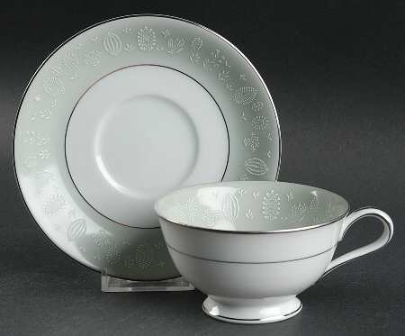 Andover Footed Cup & Saucer Set