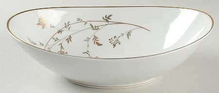 Andrea 9" Oval Vegetable Bowl