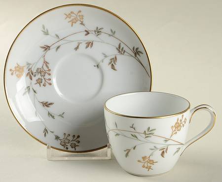 Andrea Flat Demitasse Cup & Saucer Set