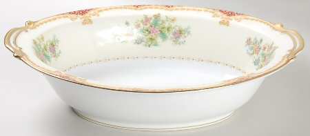 Anemone 10" Oval Vegetable Bowl
