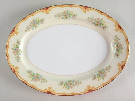 Anemone 16" Oval Serving Platter