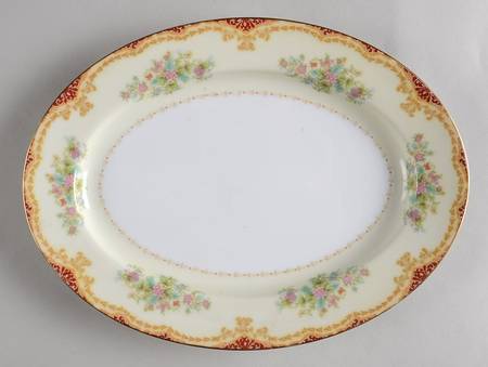 Anemone 11" Oval Serving Platter