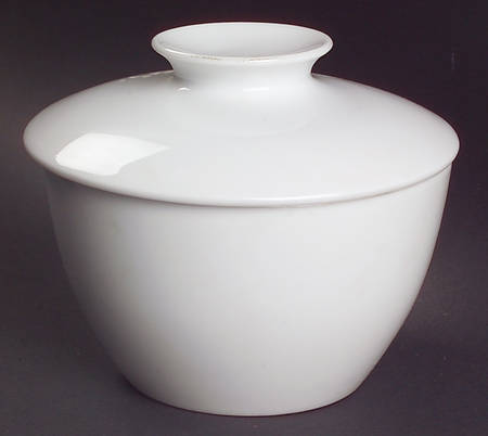 Angela White Sugar Bowl & Lid