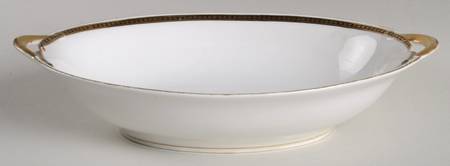 The Angora 9" Oval Vegetable Bowl
