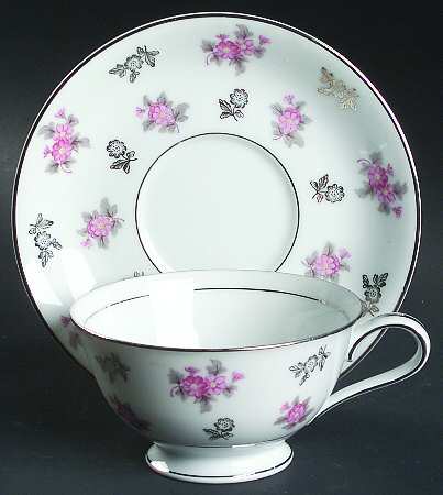 Anita Footed Cup & Saucer Set
