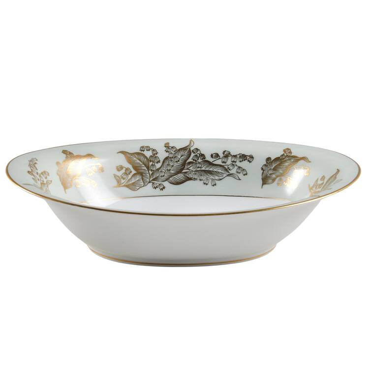 Annette 10" Oval Vegetable Bowl