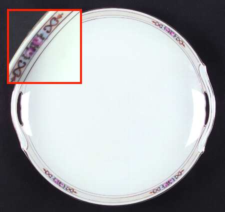 Ansonia Handled Cake Plate