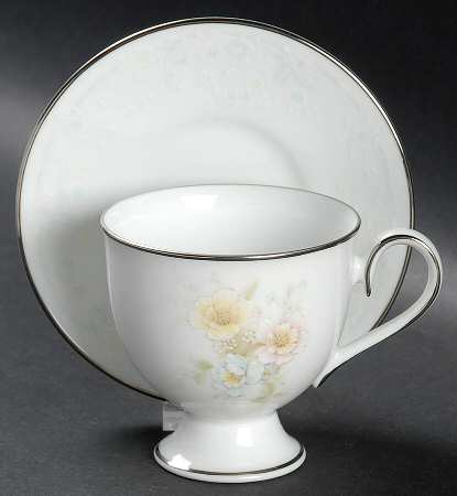 Anticipation Footed Demitasse Cup & Saucer Set