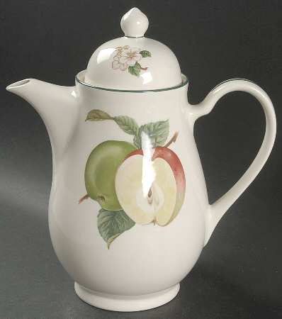 Apple Crisp Tea/Coffee Pot & Lid